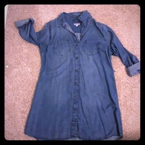 Denim Shirtdress